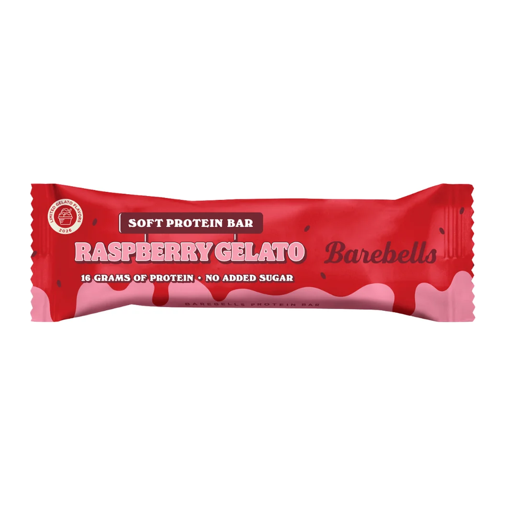 Barebells Soft Protein Bar Raspberry Gelato 55 g in geschlossener Originalverpackung