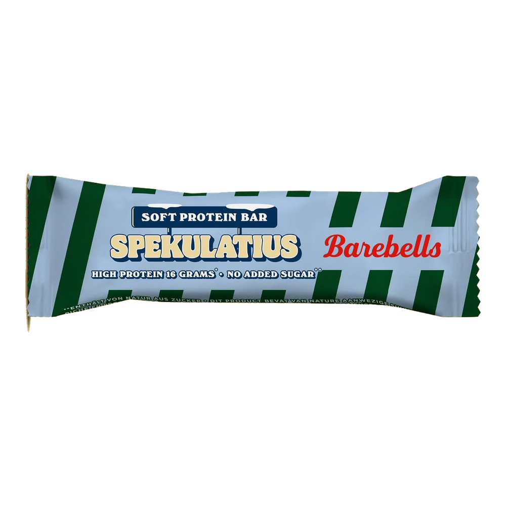 Barebells Soft Protein Bar Spekulatius 55 g geschlossene Verpackung Vorderansicht