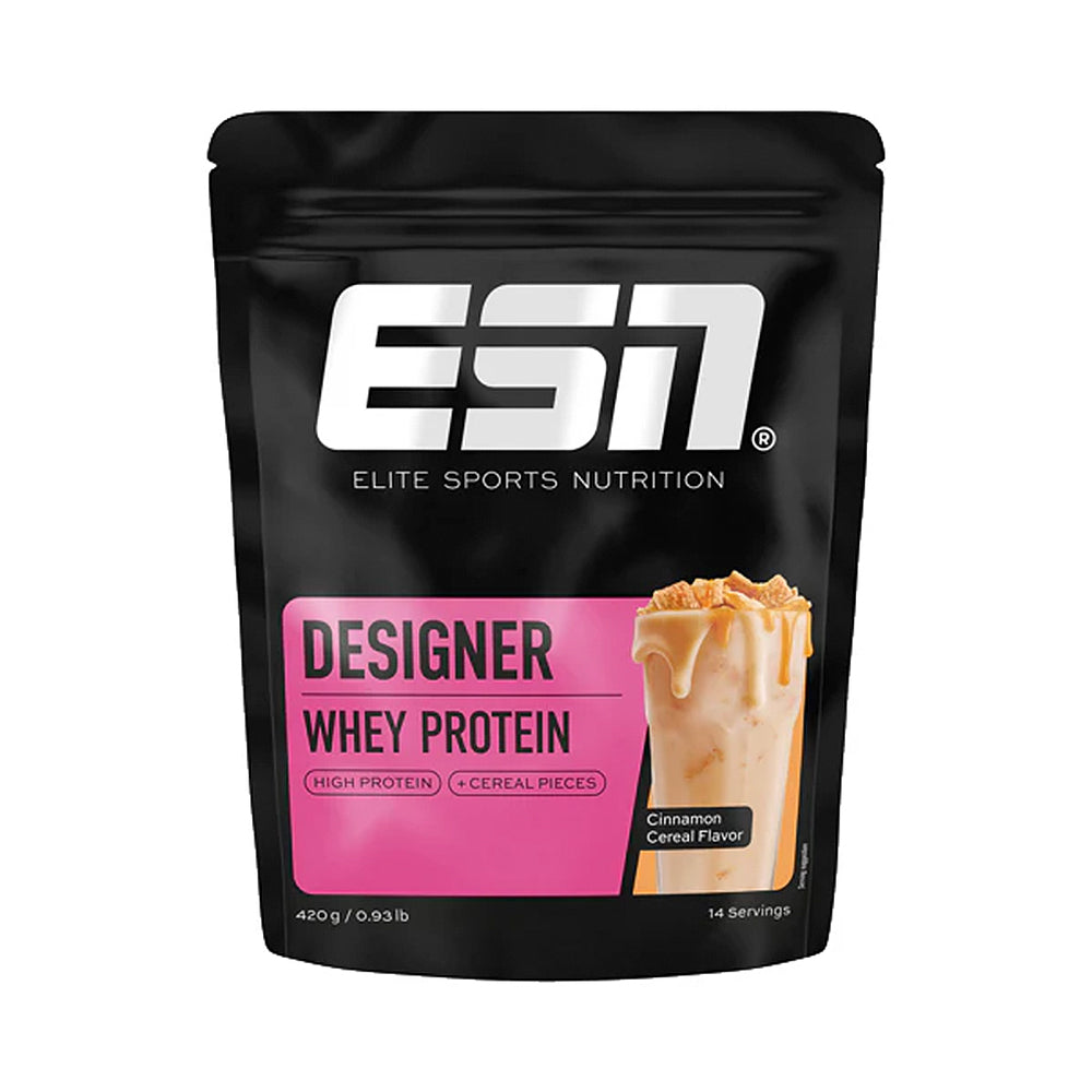 ESN Designer Whey Protein 420g Beutel weisser Hintergrund Whey Konzentrat und Isolat