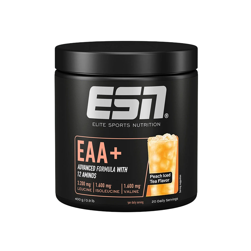 ESN EAA+ Pulver Dose Peach Ice Tea Geschmack Aminosäuren Supplement von ESN