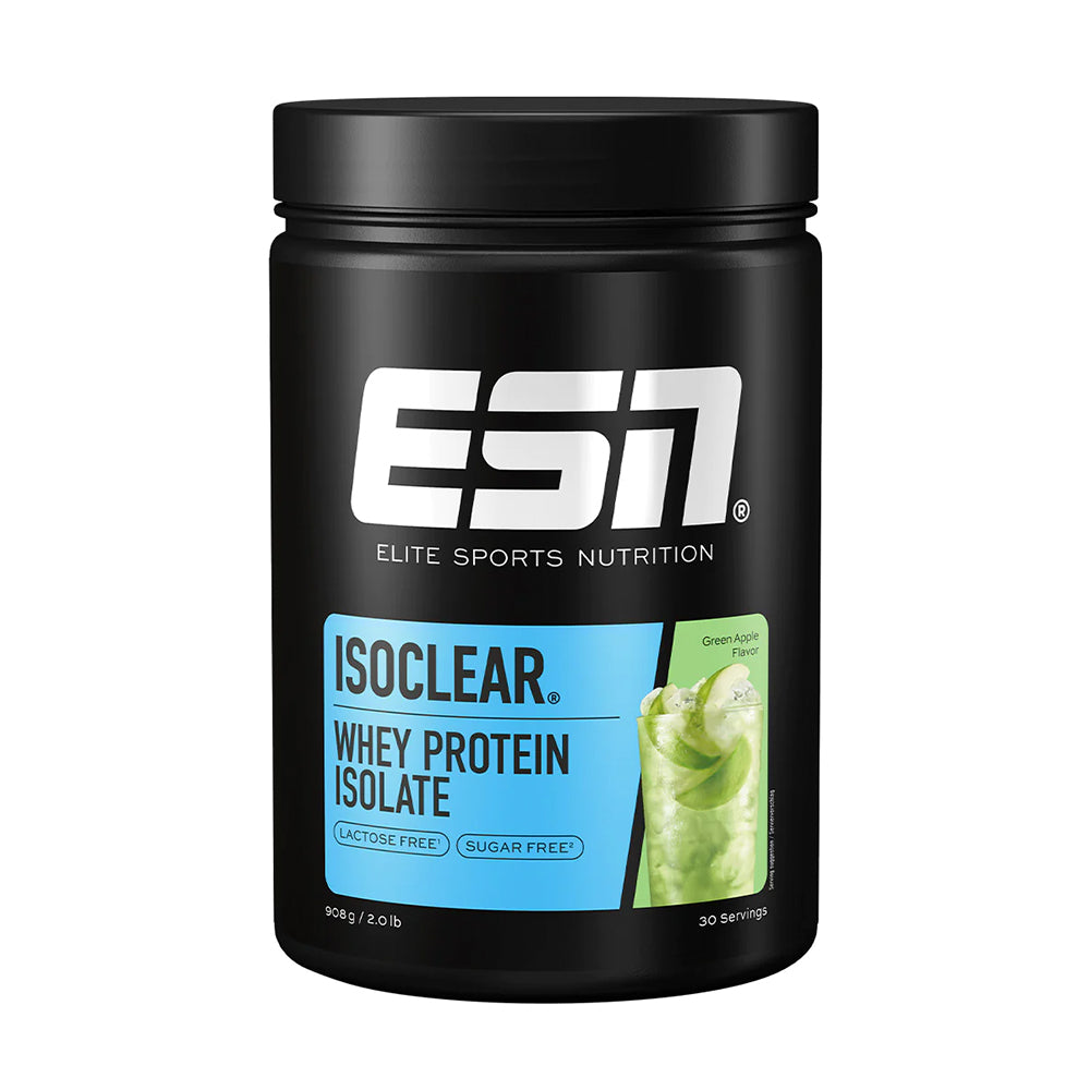 ESN Isoclear Whey Protein Isolate 908g – 98% WPI, 25g Protein pro 30g Portion, klar wie Saft, zuckerfrei, fettfrei, laktosefrei, 10 Sorten