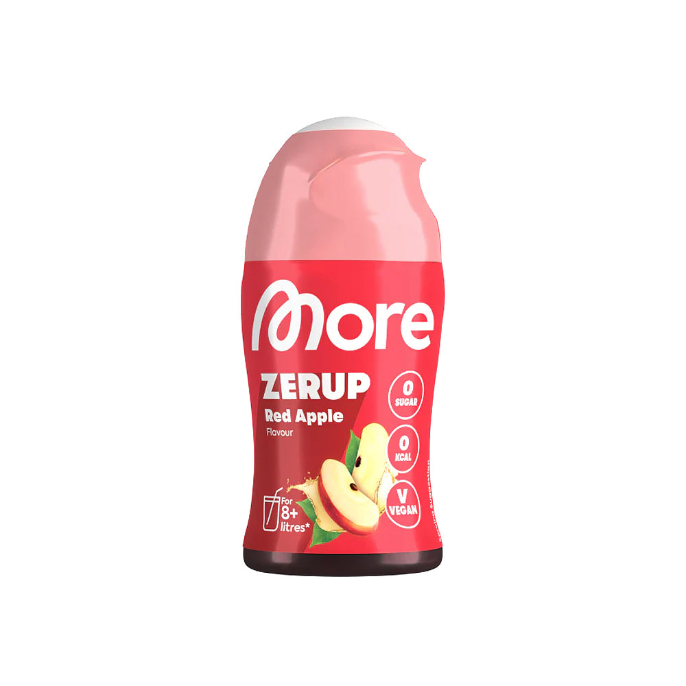 More Zerup – 65ml Squeezie ergibt 10–12 Liter Fertiggetränk, 0g Zucker, 2kcal/100ml, vegan (sortens.), Acesulfam K + Sucralose