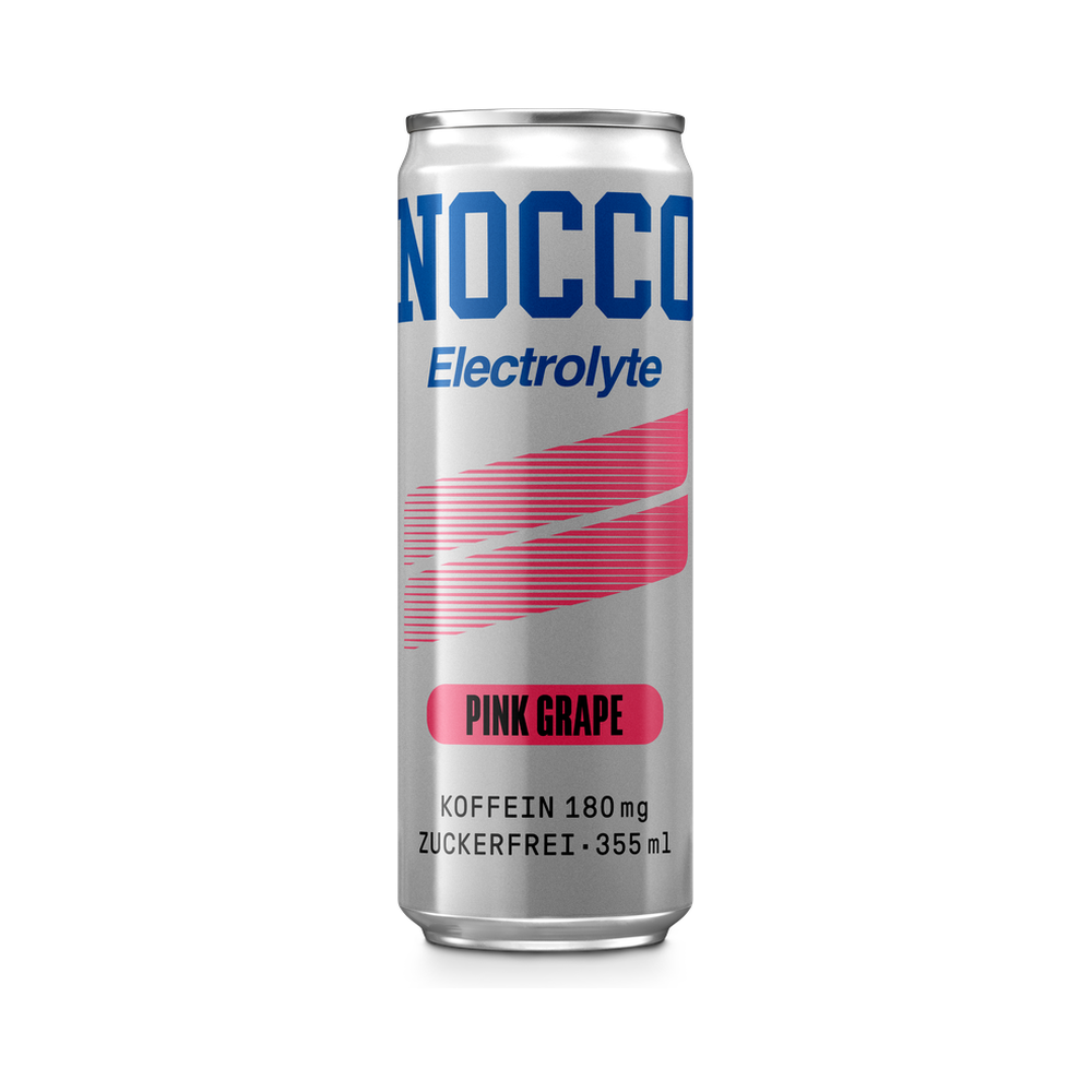 NOCCO Electrolyte Pink Grape 355 ml Frontansicht