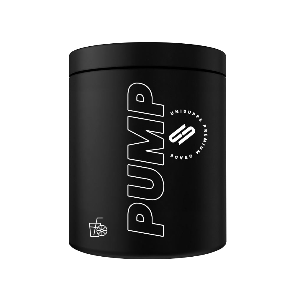 UNISUPPS PUMP Booster 500g Berry Lemonade – koffeinfreier Pre-Workout-Booster, L-Citrullin 6000mg + L-Arginin 3000mg, vegan