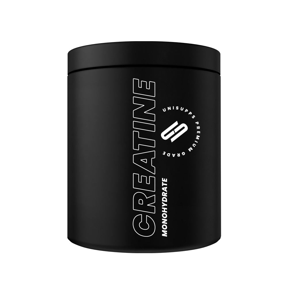 UNISUPPS Creatine Pure Monohydrat 500g – reines Kreatin Monohydrat, geschmacksneutral, mikronisiert, 166 Portionen à 3g, Made in Germany
