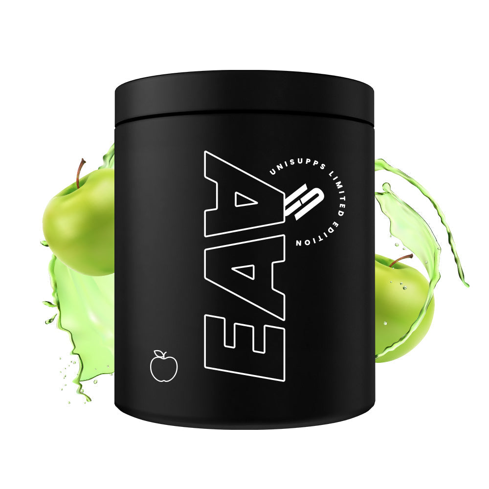 UNISUPPS EAA Zero 500g – alle 9 essentiellen Aminosäuren + Vitamin B6, vegan, ohne Zucker, 50 Portionen à 10g, Made in Germany