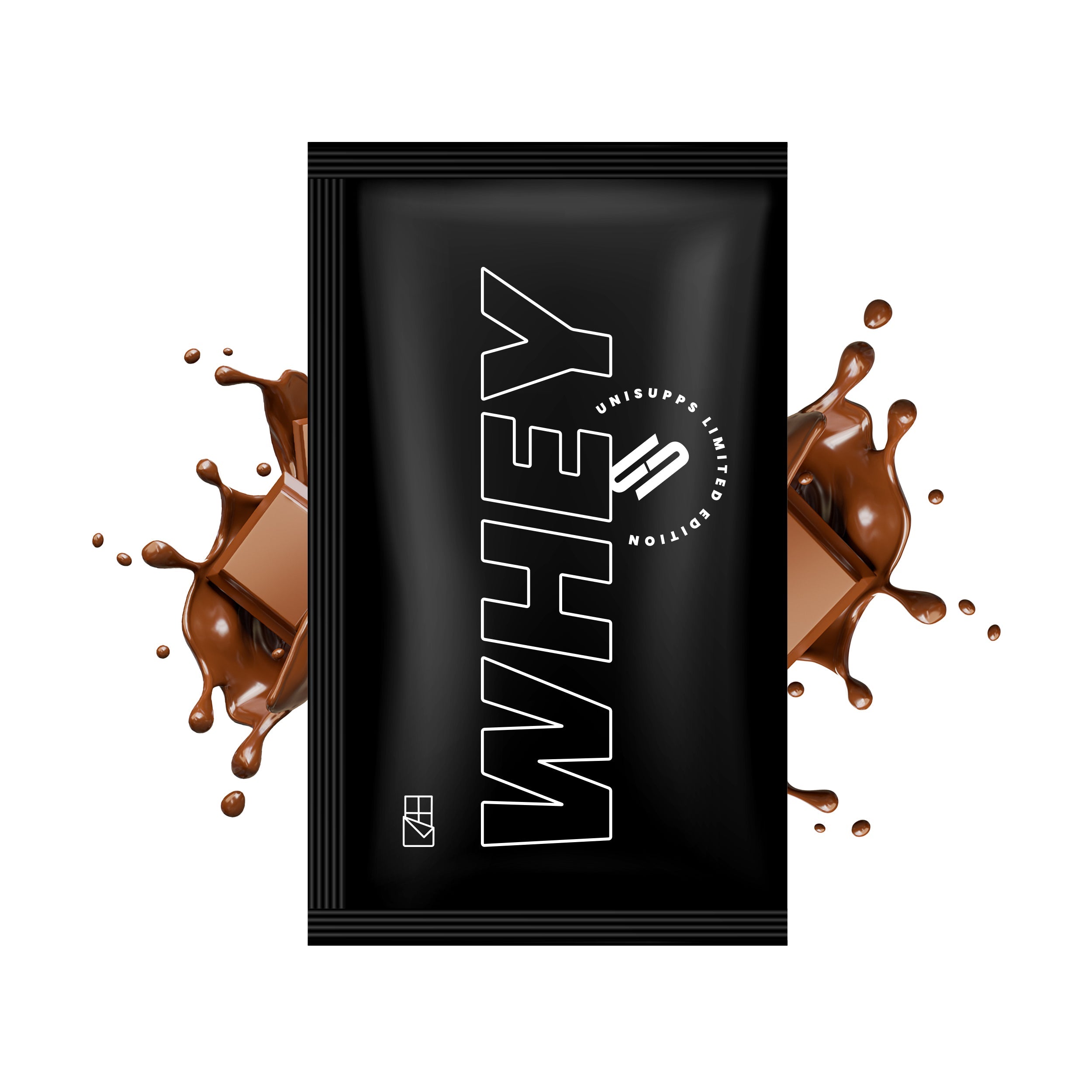 UNISUPPS Whey Protein 30g Sample – ultrafiltriertes Molkenproteinkonzentrat mit MCT aus Kokosöl + Laktase, 22g Protein pro Portion, Made in Germany